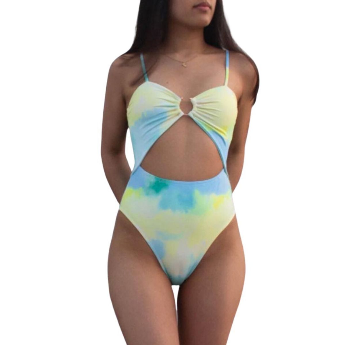 LIMA BIKINI - Traje de baño 1 pieza Enterizo tie dye Lima bikini