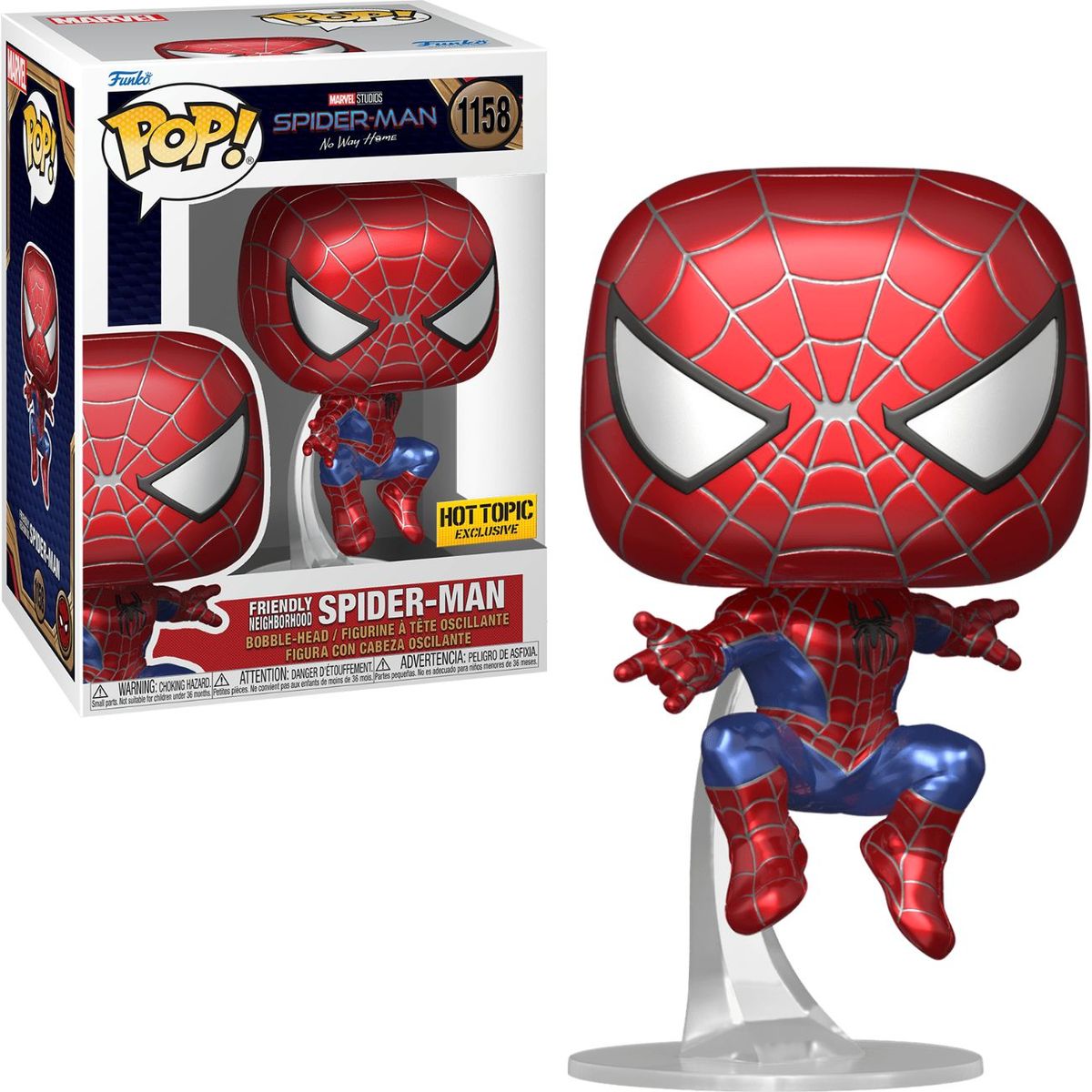 FUNKO - Funko pop SpiderMan Friendly Neighborhood- Spider-Man