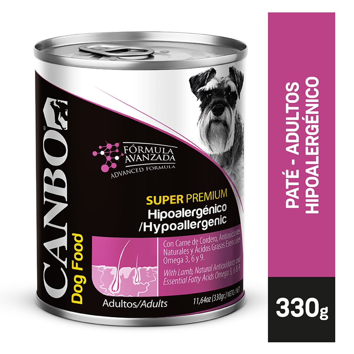 CANBO - CANBO PERROS ADULTOS HIPOALERGENICO 11 OZ LATA 330 GR