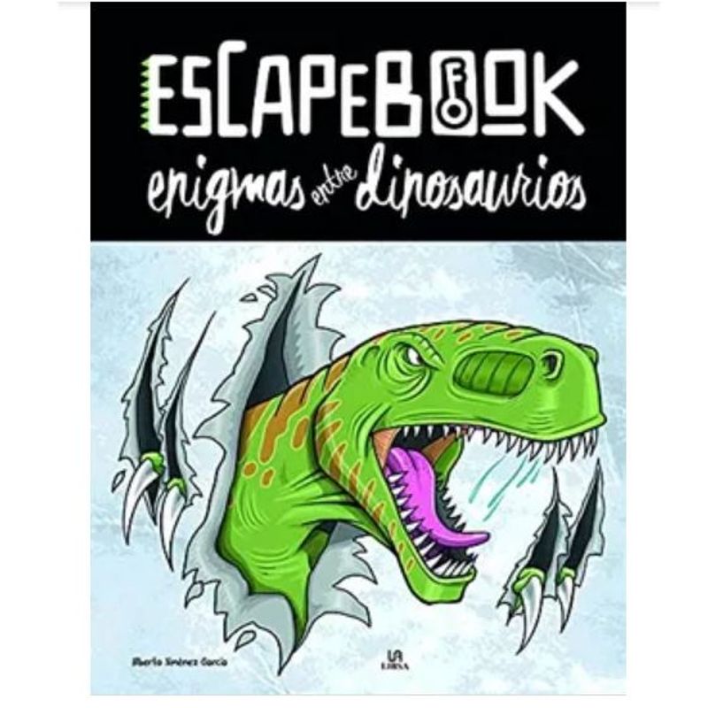 GENERICO - Libro Infantil Escape Book enigmas y dinosaurios