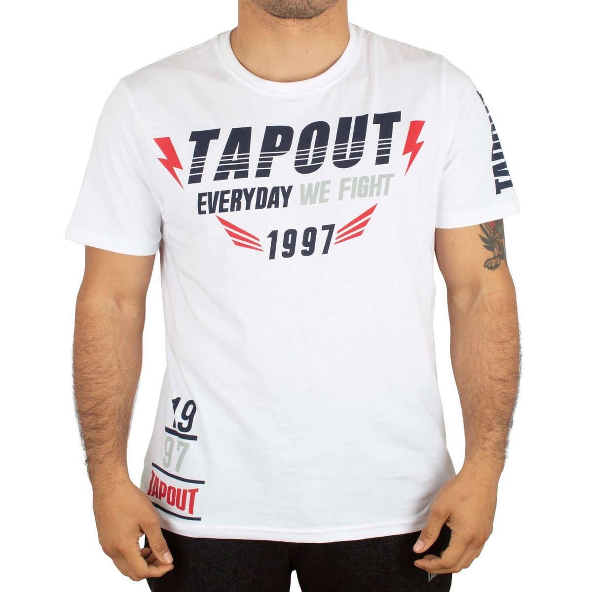 TAPOUT - Polo Manga Corta Hombre Tapout Whitle