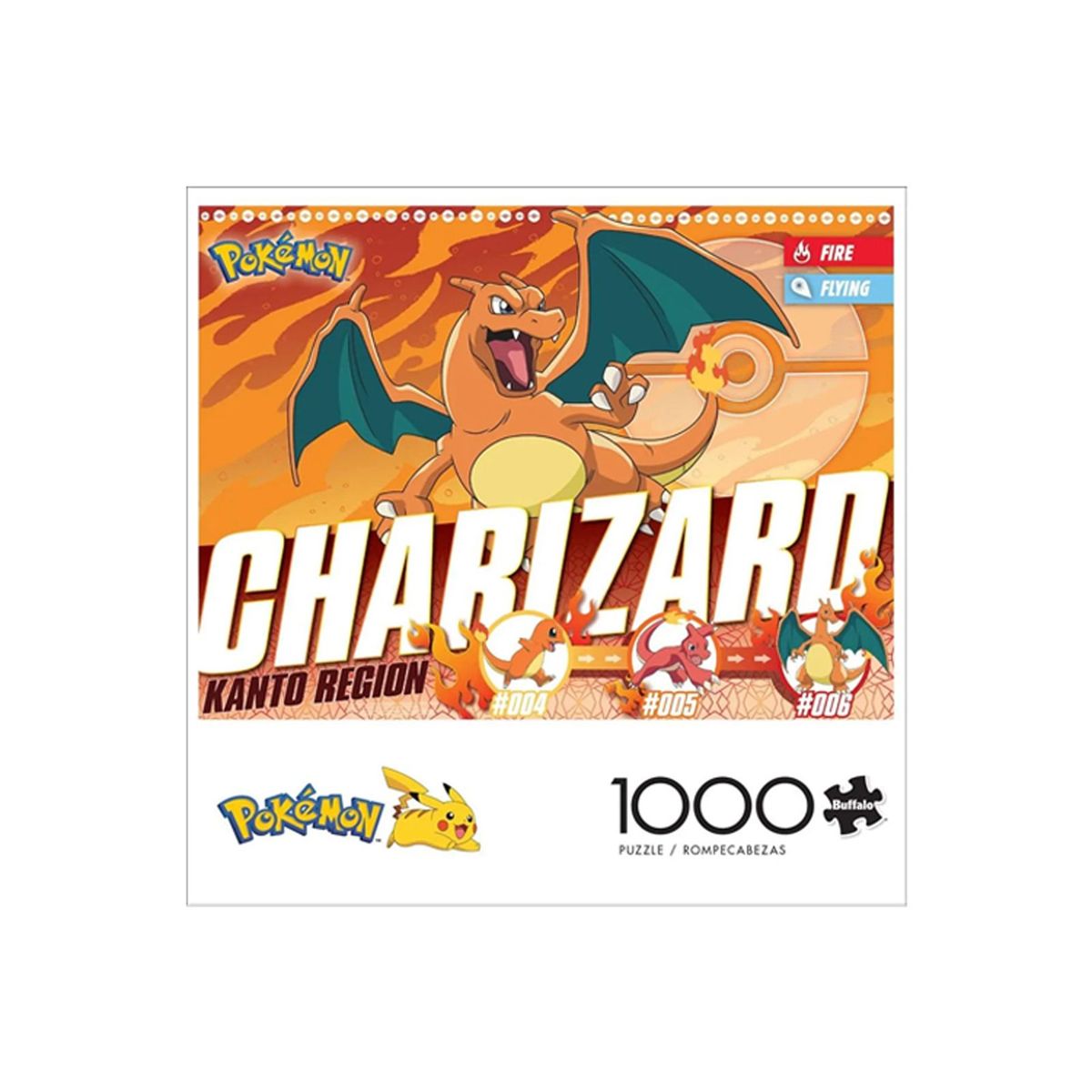 BUFFALO - POKEMON ROMPECABEZA 1000 PIEZAS CHARIZARD