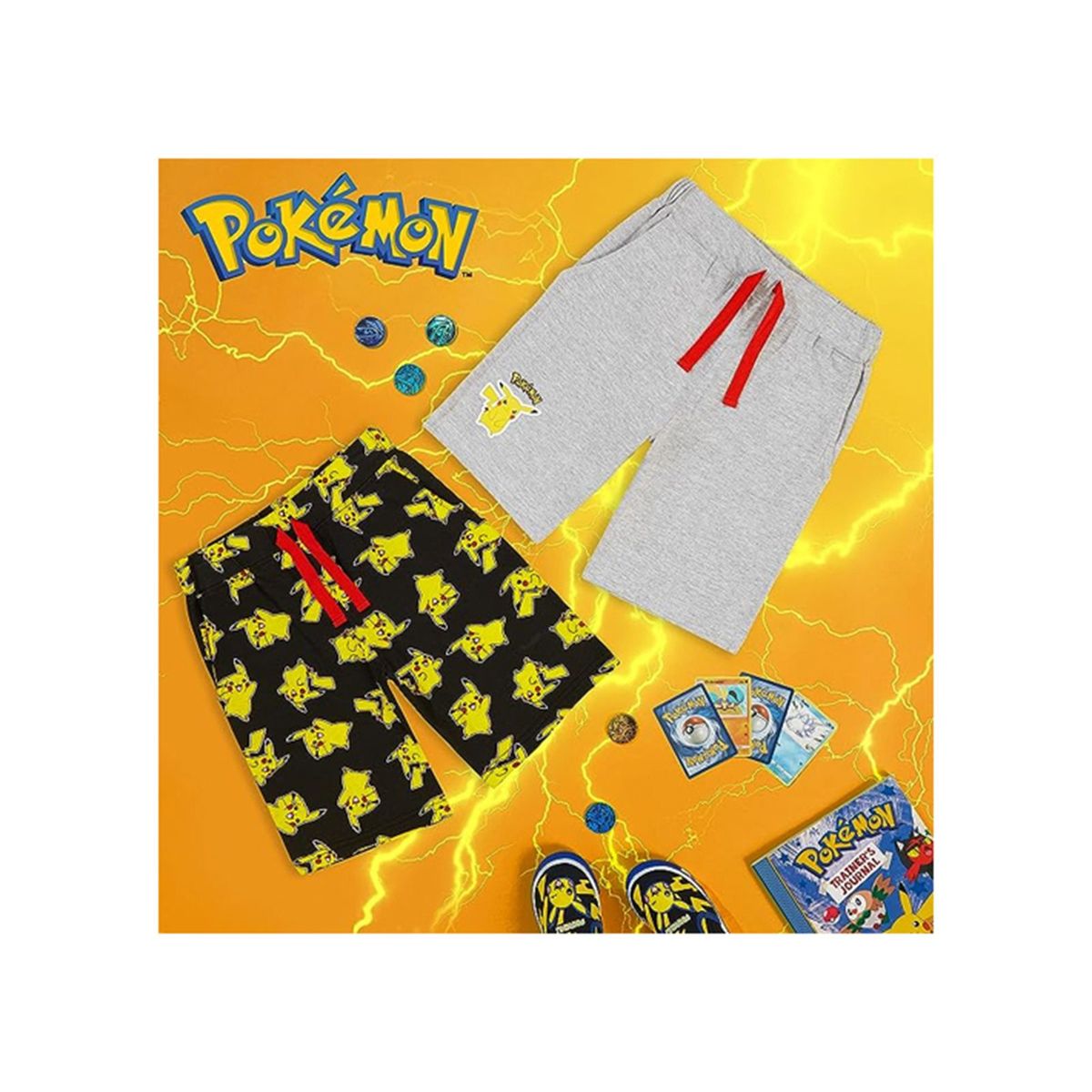 POKEMON - POKEMON SHORT PACK DOBLE 11-12 AÑOS COD1