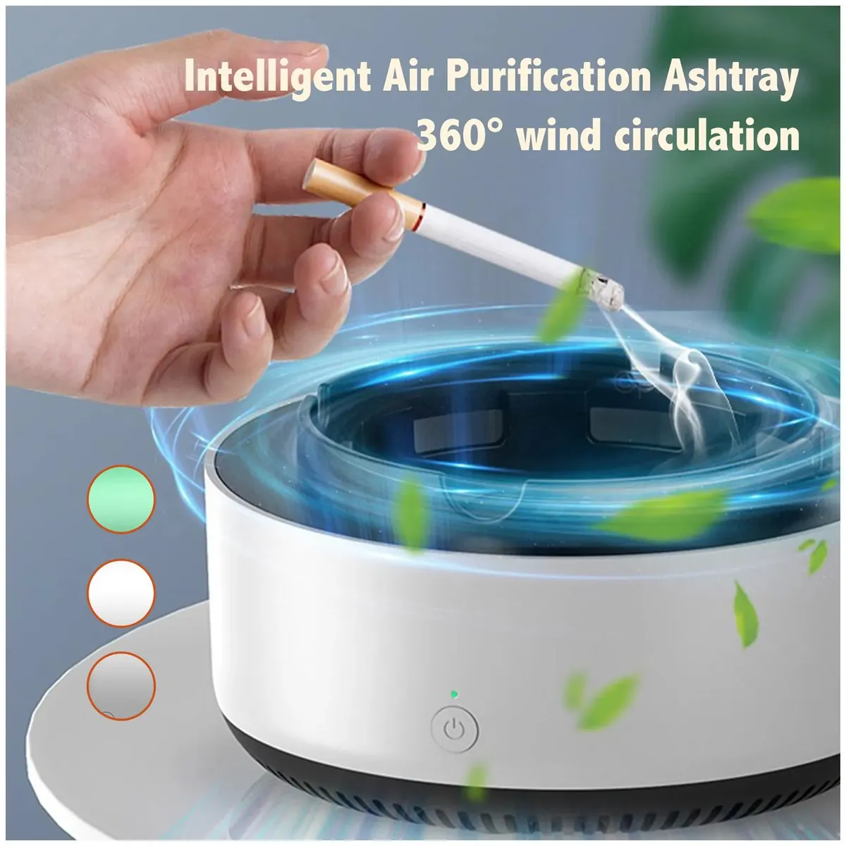 GENERICO - Purificador de aire Smart para Cenicero de cigarrillos