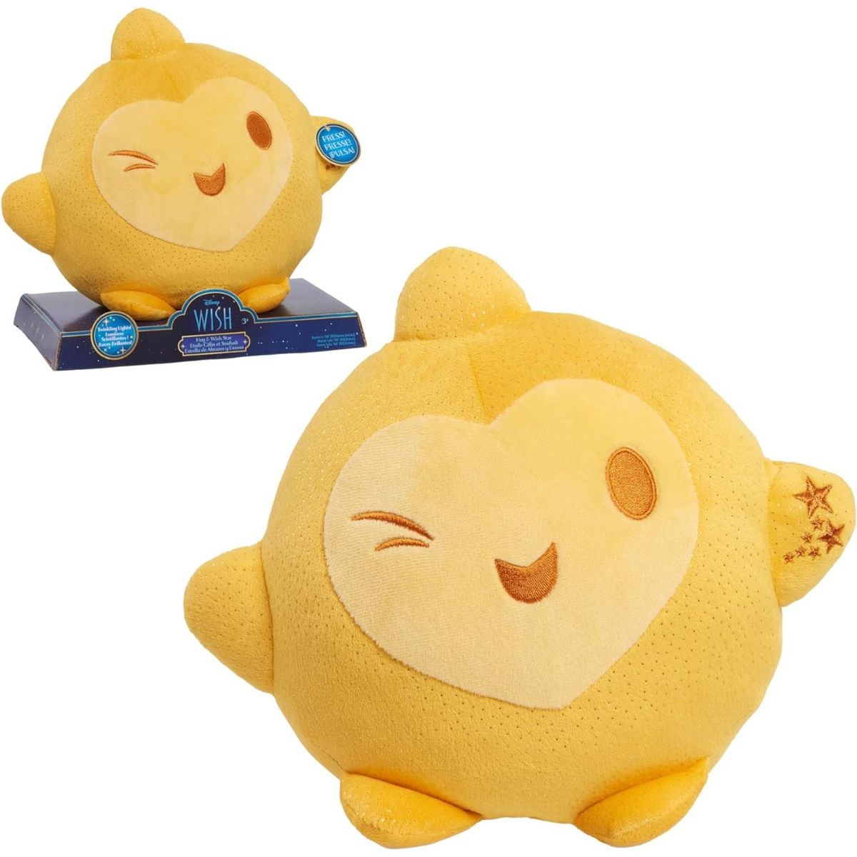 JUST PLAY - Disney Wish Poder de los Deseos - Peluche Estrella brillante