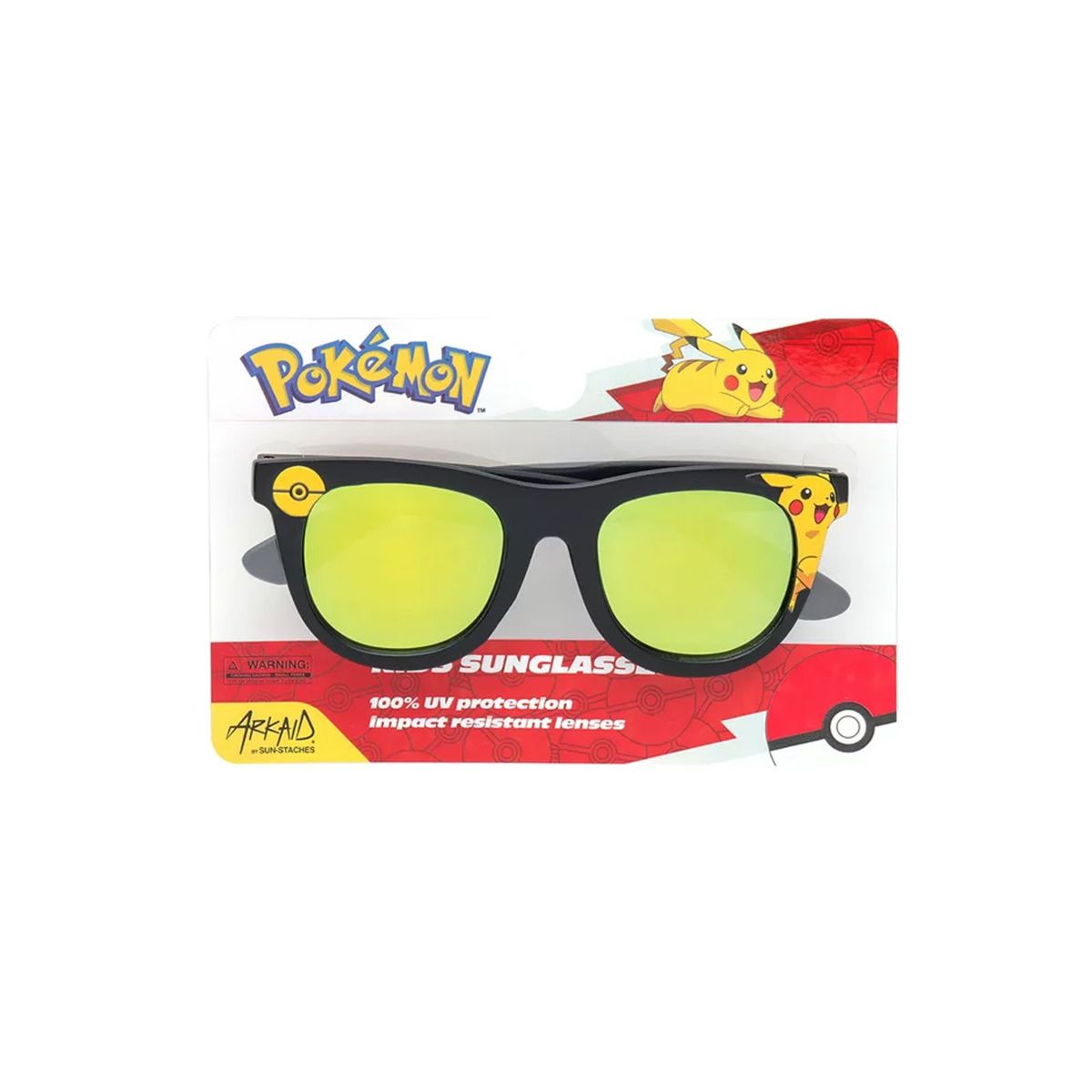 POKEMON - LENTES DE SOL POKEMON PARA NIÑOS BLACK