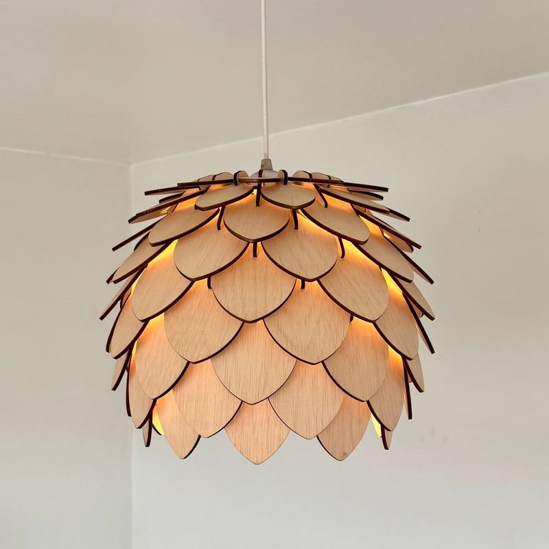 GENERICO - Lámpara Colgante Edw-Art Estudio Modelo Spore Albasia Luz Cálida