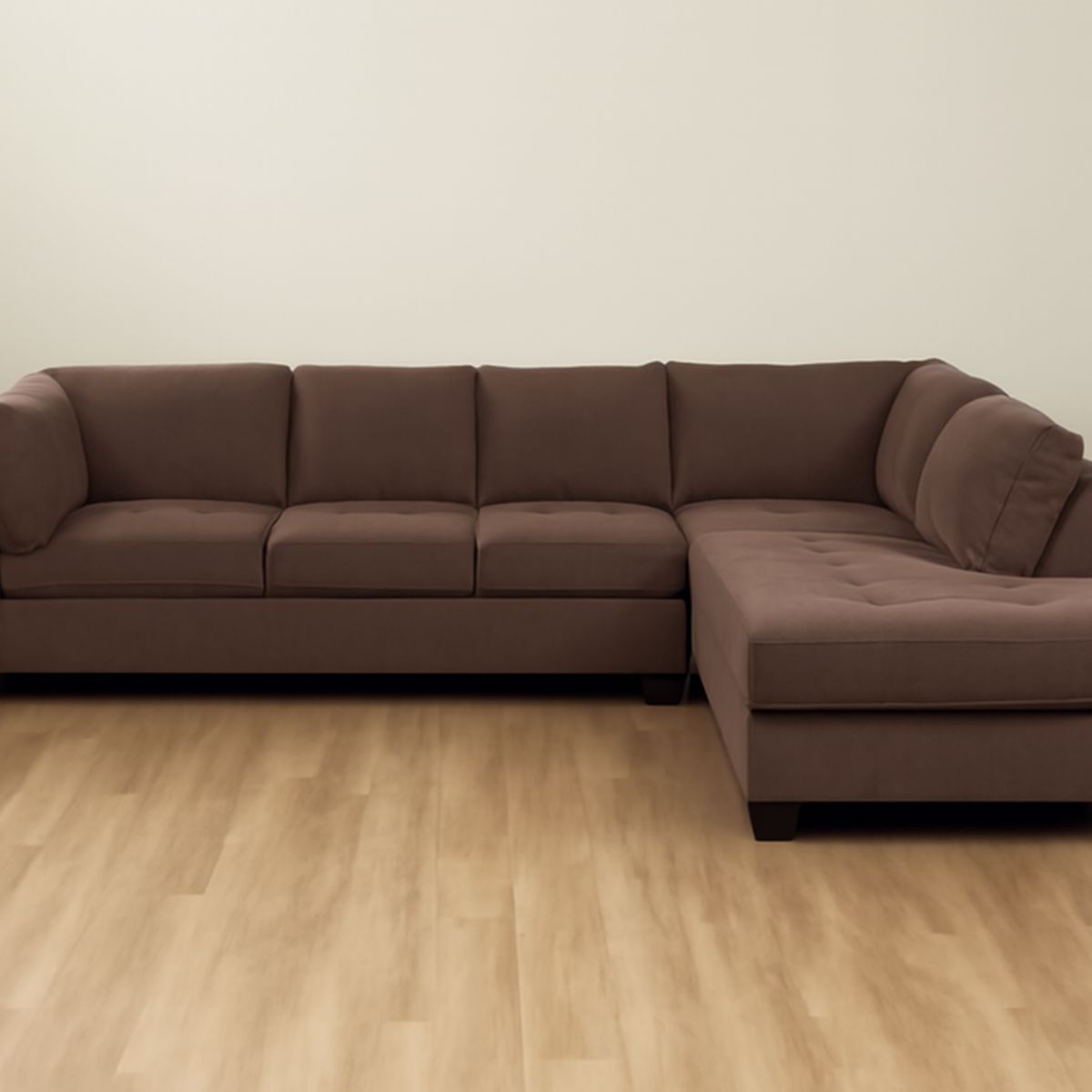 GENERICO - Seccional Derecho Dalhart Tapizado en Tela - Marrón