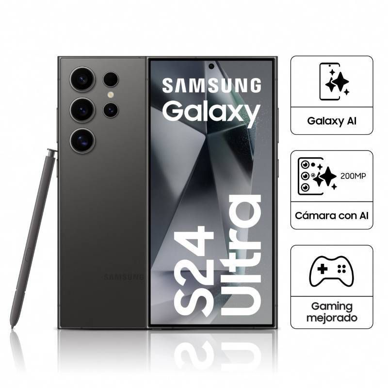 SAMSUNG - Celular SAMSUNG Galaxy S24 Ultra 5G 256GB 12GB