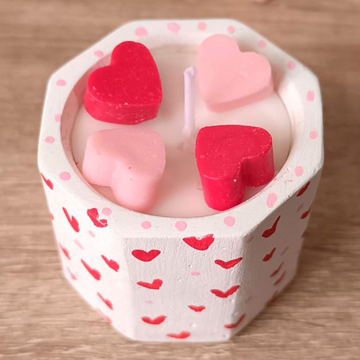 GENERICO - Vela Aromática Amor Romántico Lluvia de corazones