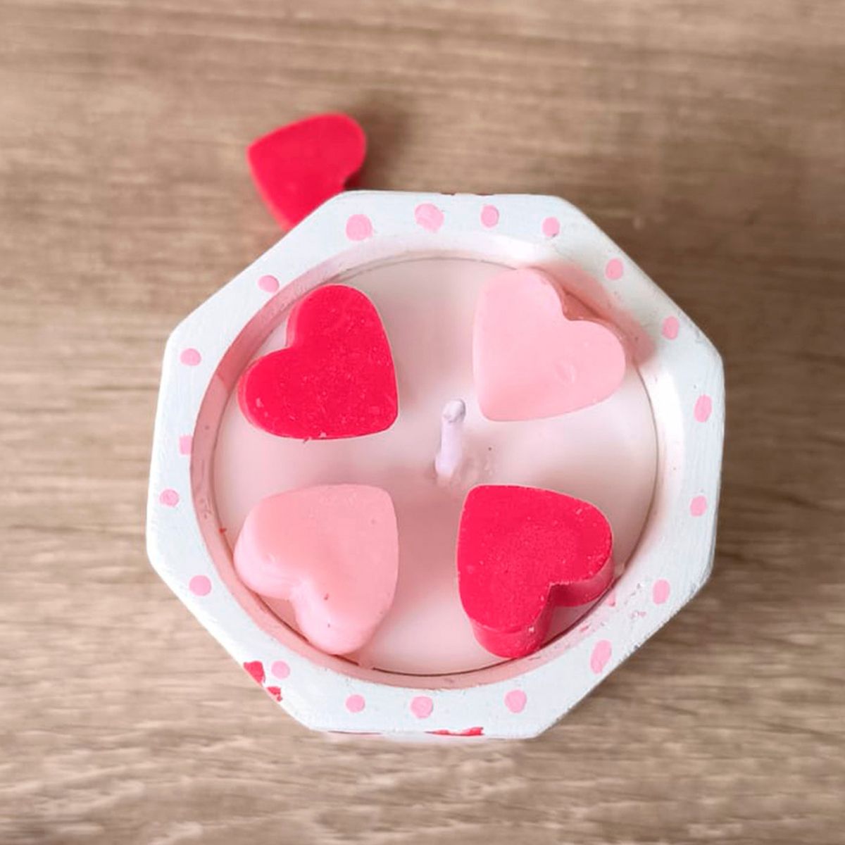 GENERICO - Vela Aromática Amor Romántico Lluvia de corazones