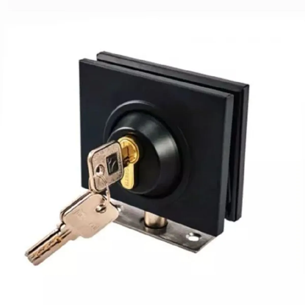 GENERICO - Cerradura Italiana De Piso Ppuerta De Vidrio Templado