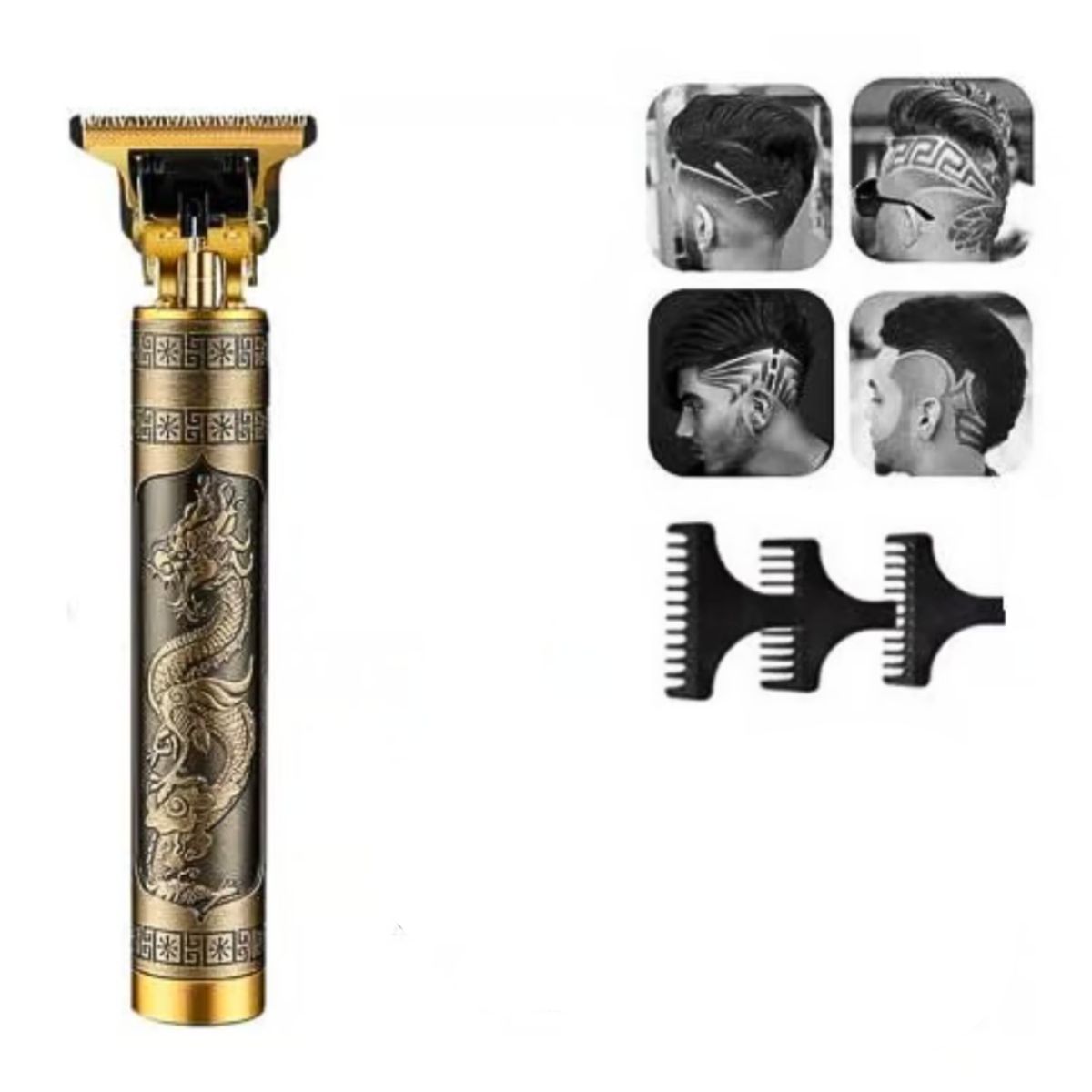 INSPIRA MARKET - Afeitadora Recortadora de Cabello y Barba Hombre Portatil