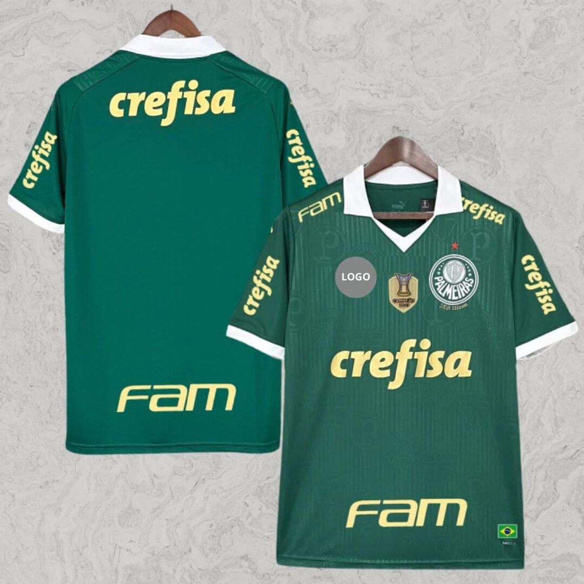 GENERICO - Camiseta Palmeiras Local 2024-2025 Version Jugador