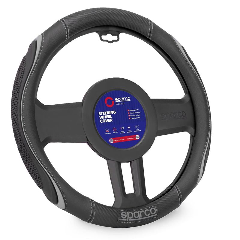 SPARCO - Forro Funda De Timon Agrarre Comodo Sparco Elegante SPS138GR