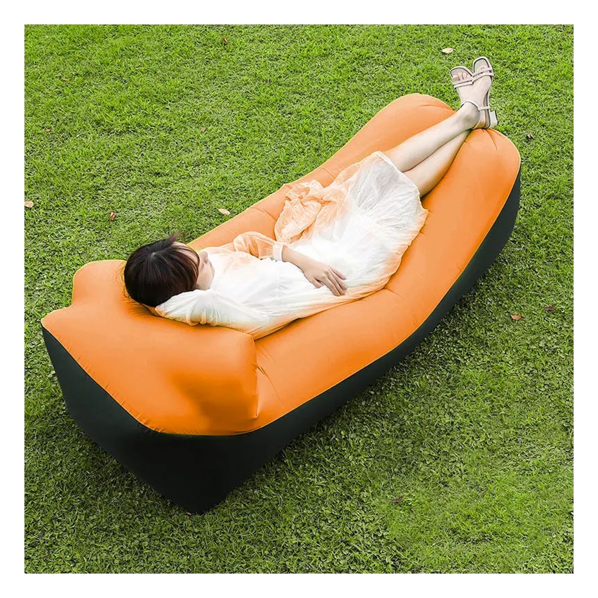 GENERICO - Sofá Tumbona Silla Puff Inflable Playa Piscina Jardín