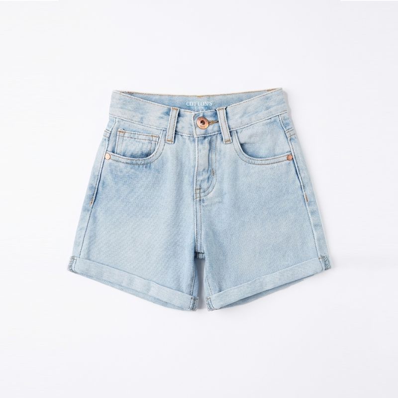COTTON'S JEANS - SHORT MOM PARA NIÑA JENDAYI