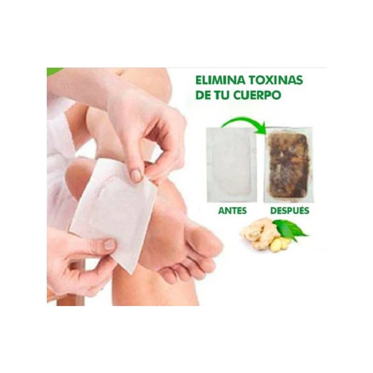 GENERICO - PARCHES DESINTOXICANTES PARA PIES - KIYOME