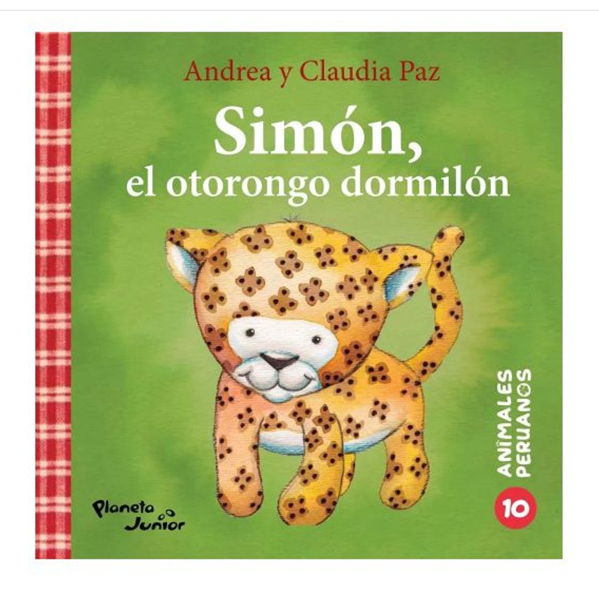 GENERICO - Libro Infantil Animales Animales Peruanos 10 Simon el Otorongo Dormilón