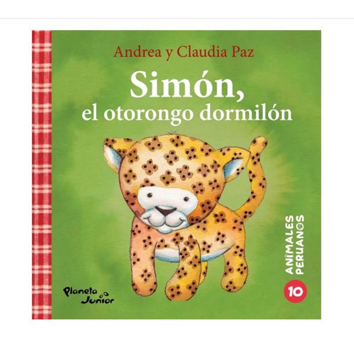 GENERICO - Libro Infantil Animales Animales Peruanos 10 Simon el Otorongo Dormilón