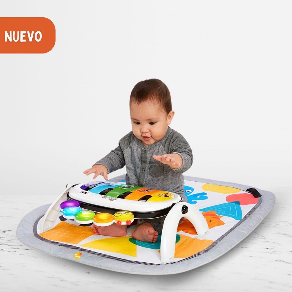 BABY EINSTEIN - Gimnasio para Bebés 4 EN 1 «KICKIN TUNES» Música y Lenguaje