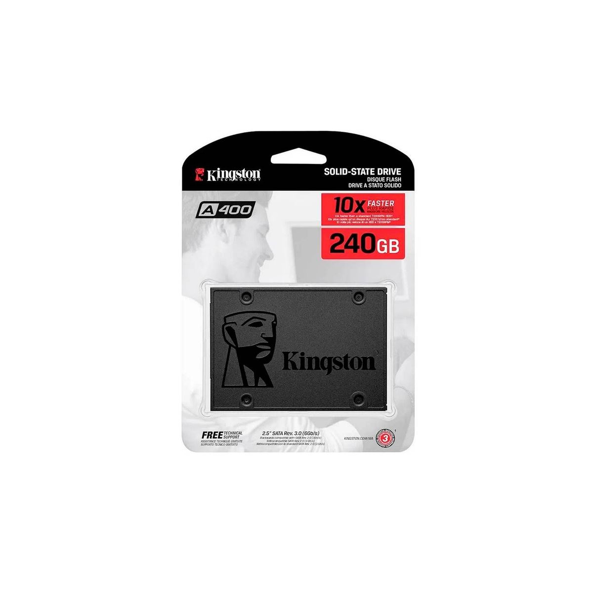 KINGSTON - DISCO SOLIDO KINGSTON 240GB A400