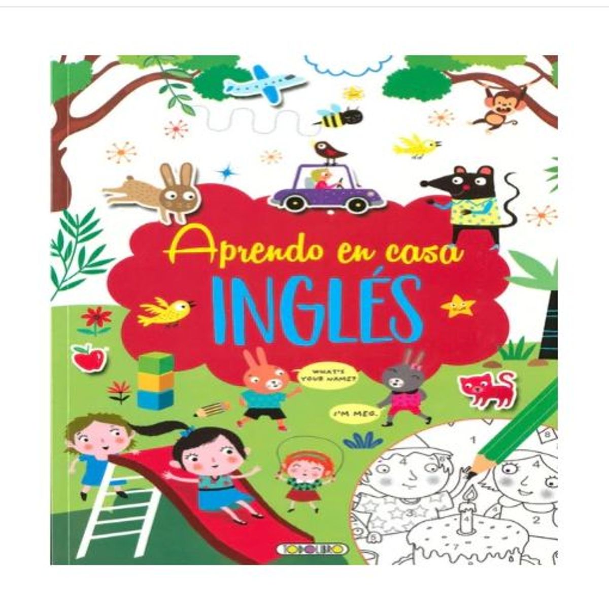 GENERICO - Libro Infantil Aprendo en Casa - Inglés