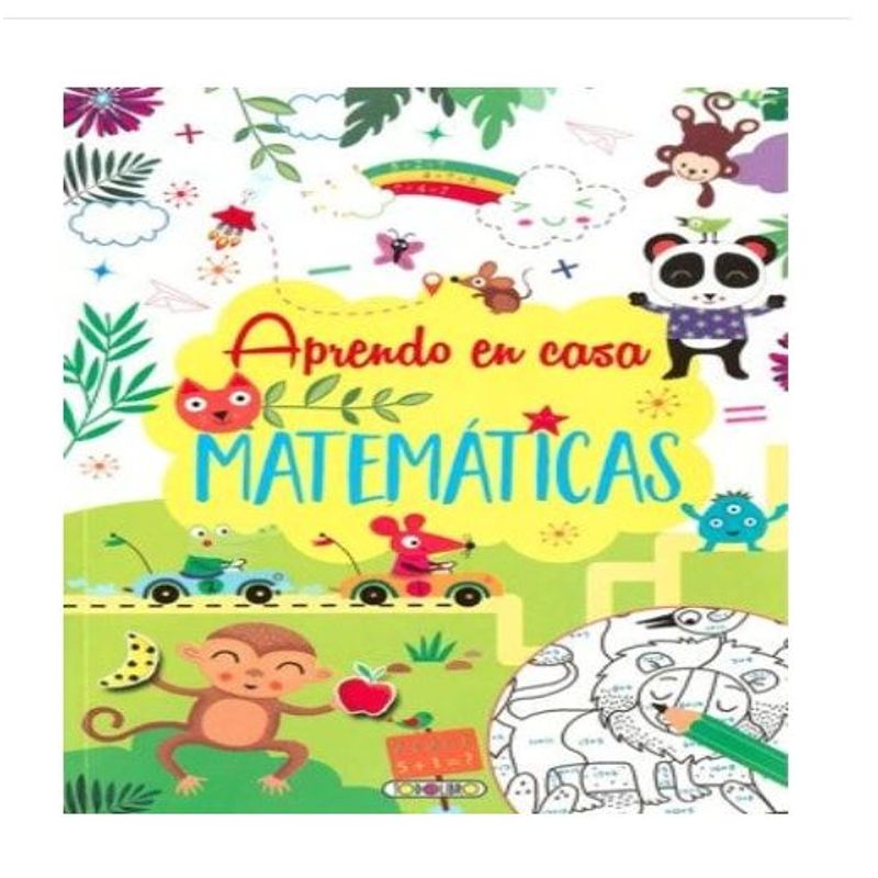 GENERICO - Libro Infantil Aprendo en Casa- Matemáticas