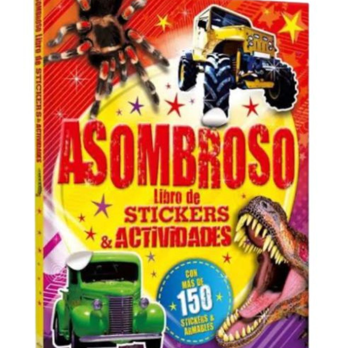GENERICO - Libro Infantil Asombroso Libro de Stickers y Actividades