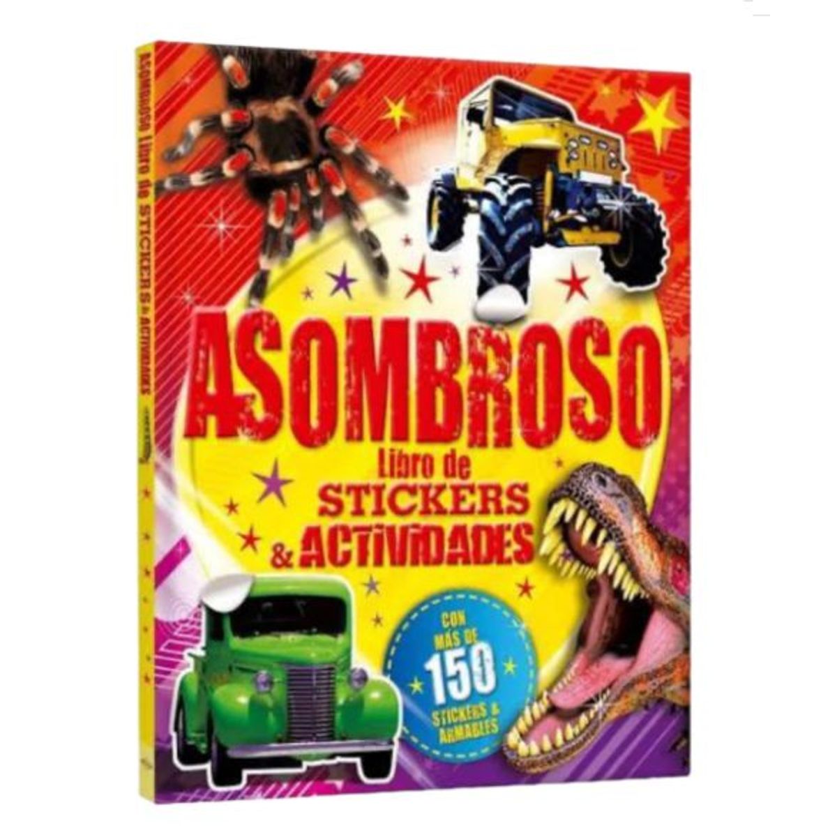 GENERICO - Libro Infantil Asombroso Libro de Stickers y Actividades