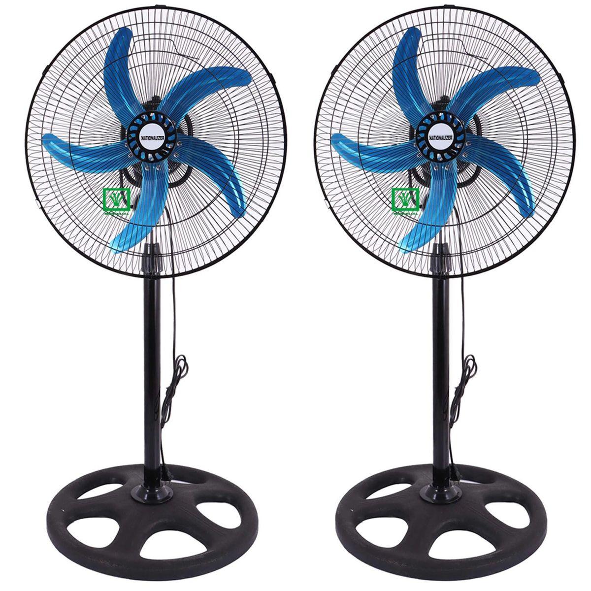 NATIONALIZER - Ventilador Orbital de 18″ 60W Nationalizer Negro Caja de 2U