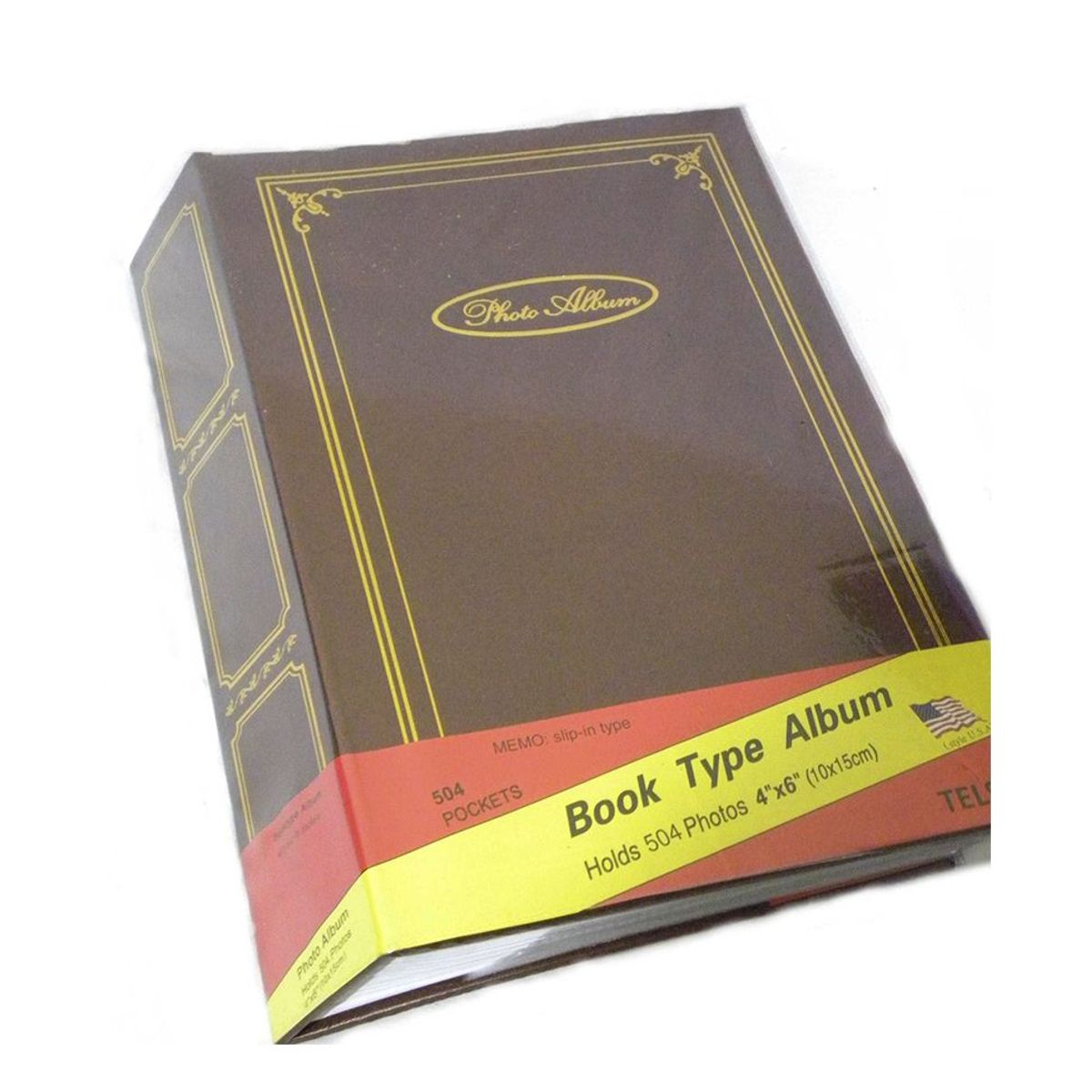 GENERICO - Álbum De 504 Fotos Recuerdos Tamaño Jumbo C/Marrón