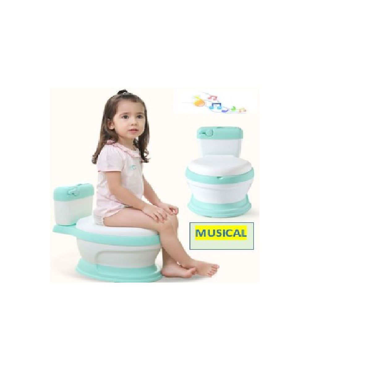 GENERICO - Inodoro Bacin de Entrenamiento Musical para Niños