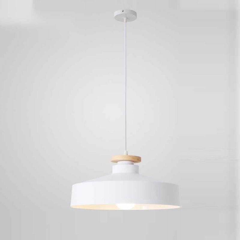 GENERICO - Lámpara colgante estilo nordico blanco e27