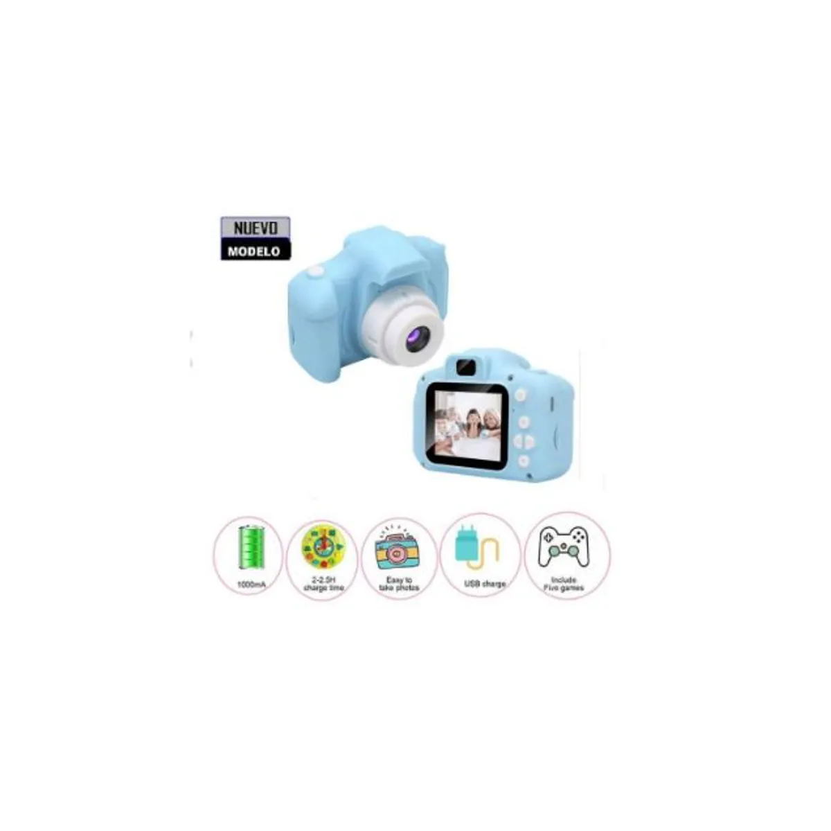 GENERICO - Cámara Digital para Niños Fotos y Videos FULL HD