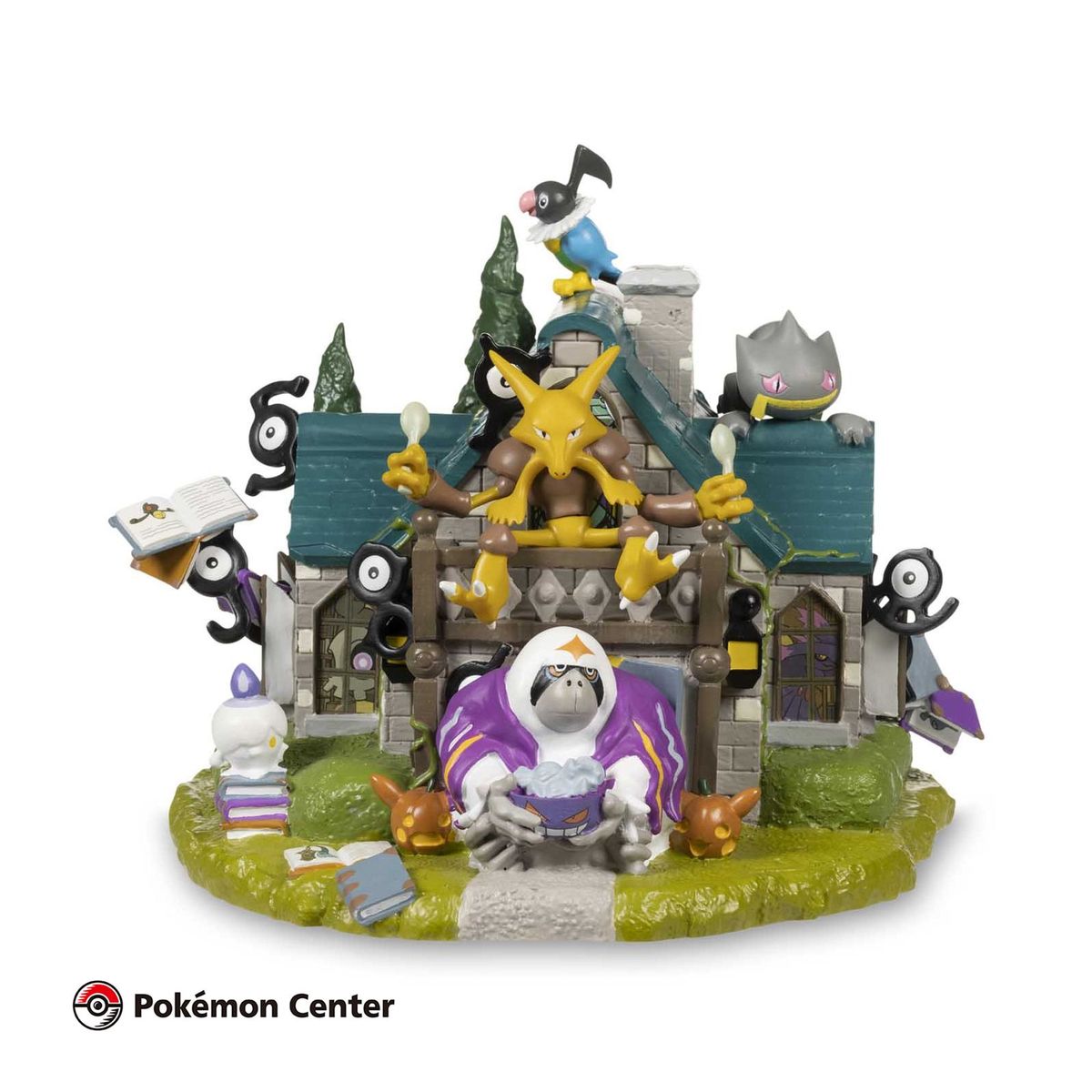 POKEMON - POKEMON CENTER ALAKAZAM ORANGURU EXCLUSIVO