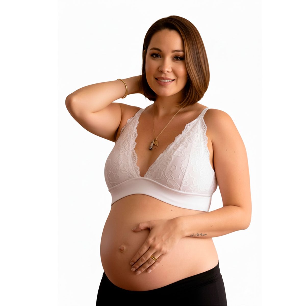 GENERICO - Sosten Maternal Halter Broche Lactancia Pretina Ancha VariosColores