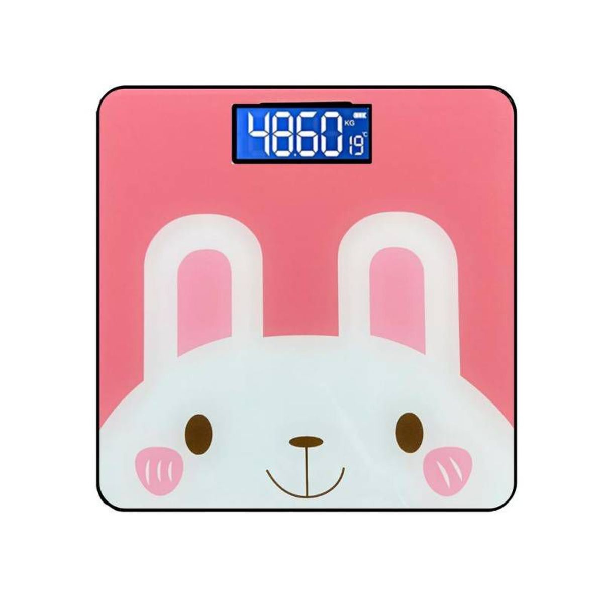 GENERICO - Balanza digital Kawaii 180 Kg - Rosado conejito
