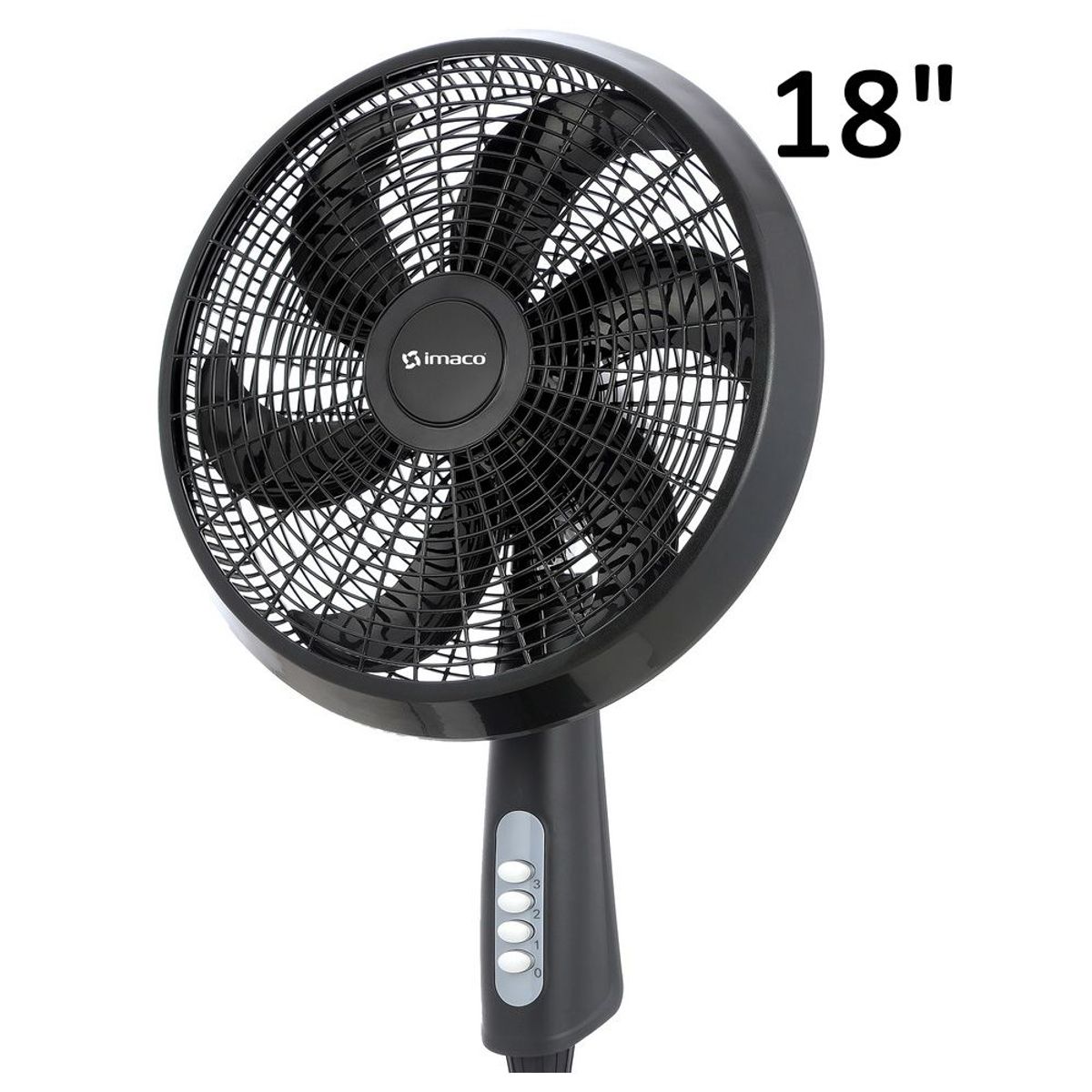 IMACO - Ventilador Pedestal  18" Antimosquitos Imaco 85W FSM7518MK Negro