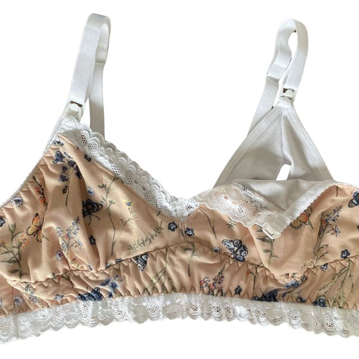 GENERICO - Sosten Maternal Julietta Con Encaje Exterior Broche Lactancia BCxy