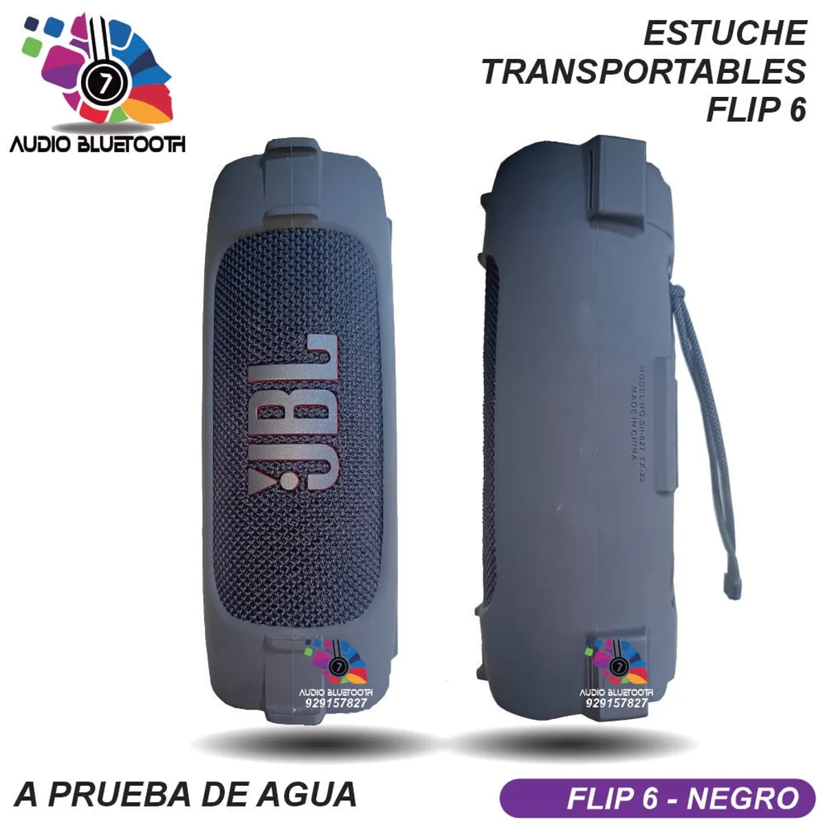 GENERICO - Estuche Correa Bolso Funda Transporte Flip 6 Flip6