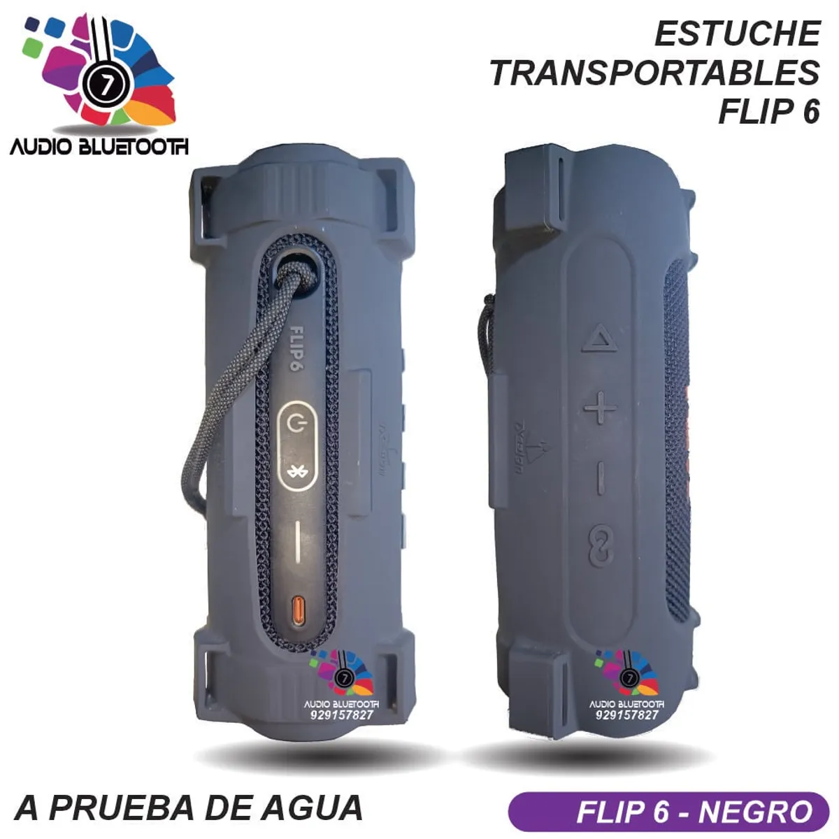 GENERICO - Estuche Correa Bolso Funda Transporte Flip 6 Flip6