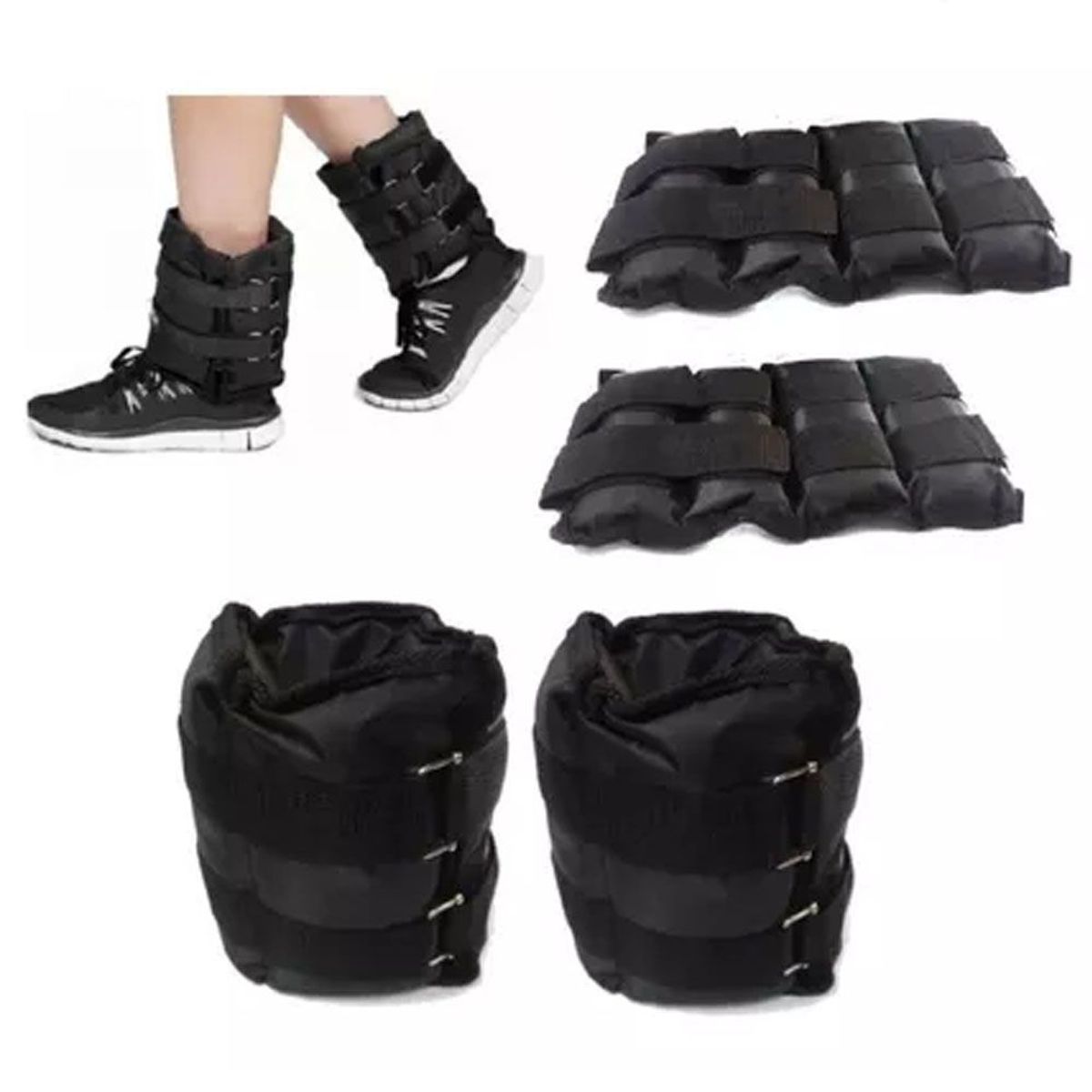 CC GROUP - Par de Pesas Ajustables al Tobillo 1 kg