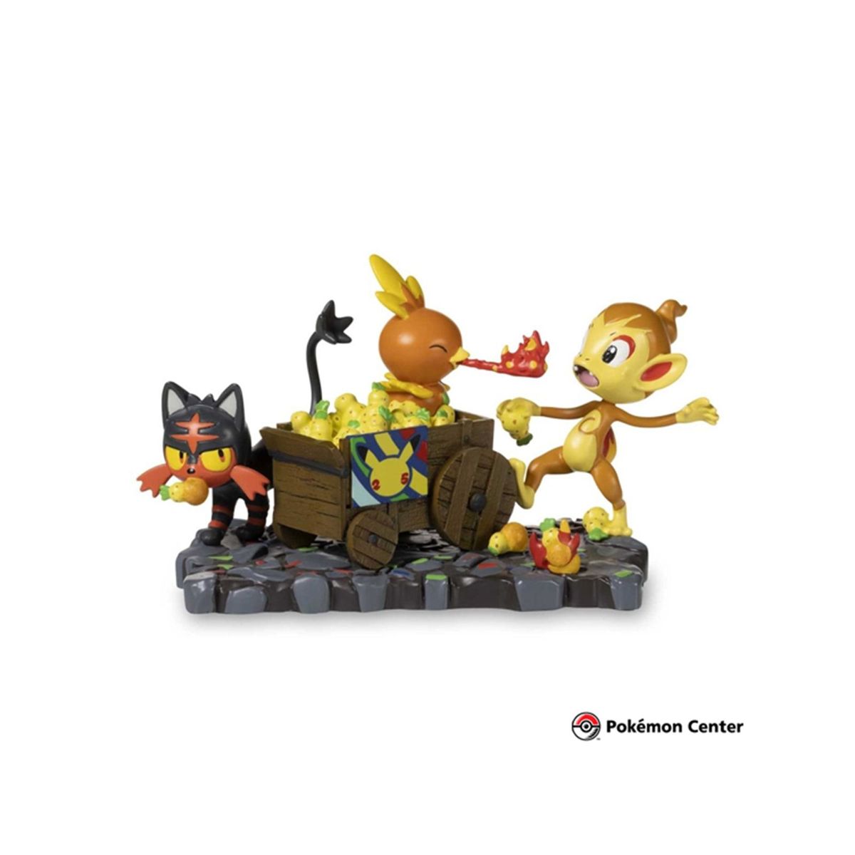 POKEMON - Desfile de celebracion de Pokemon Torchic Chimchar Litten