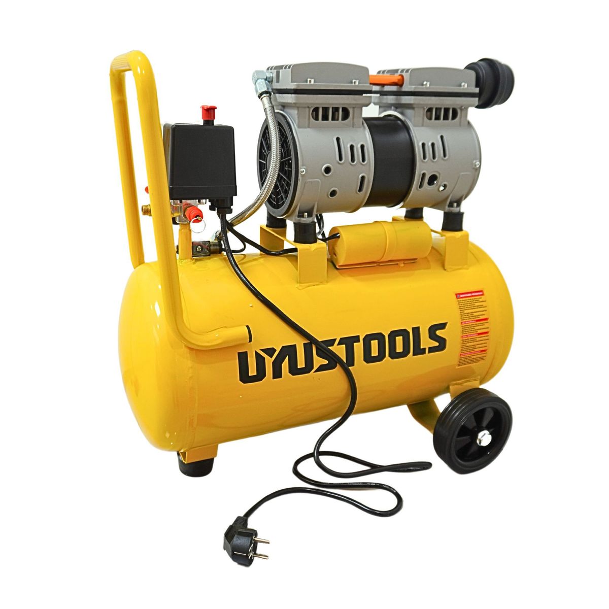 UYUSTOOLS - Compresora silenciosa Compresora de aire  24L-750W UYUSTOOLS