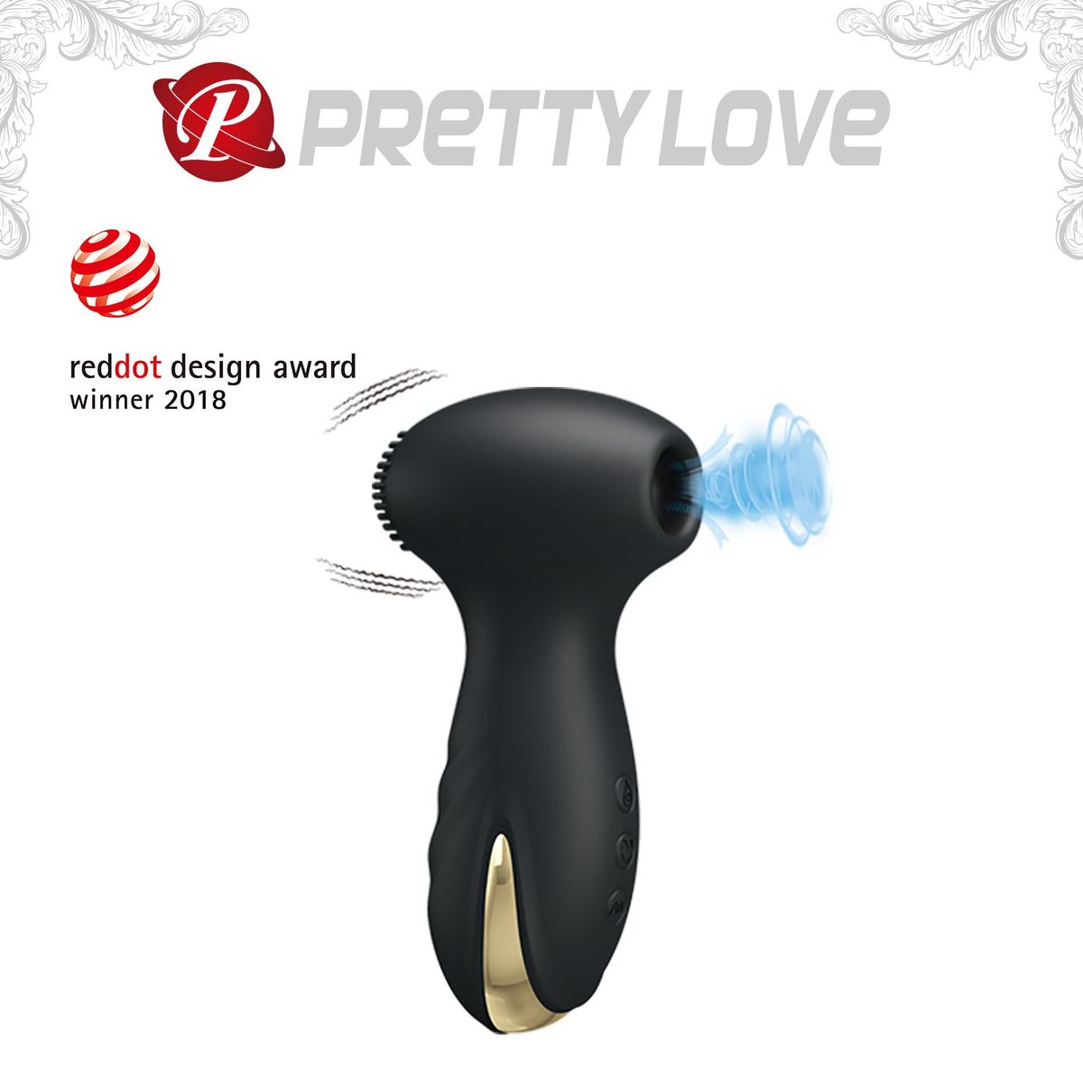 PRETTY LOVE - SUCCIONADOR Y VIBRADOR DE CLITORIS  HAMMER