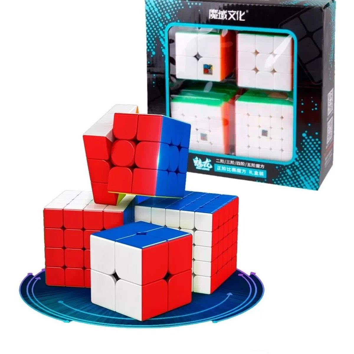 GENERICO - SET DE CUBOS MÁGICOS MOYU