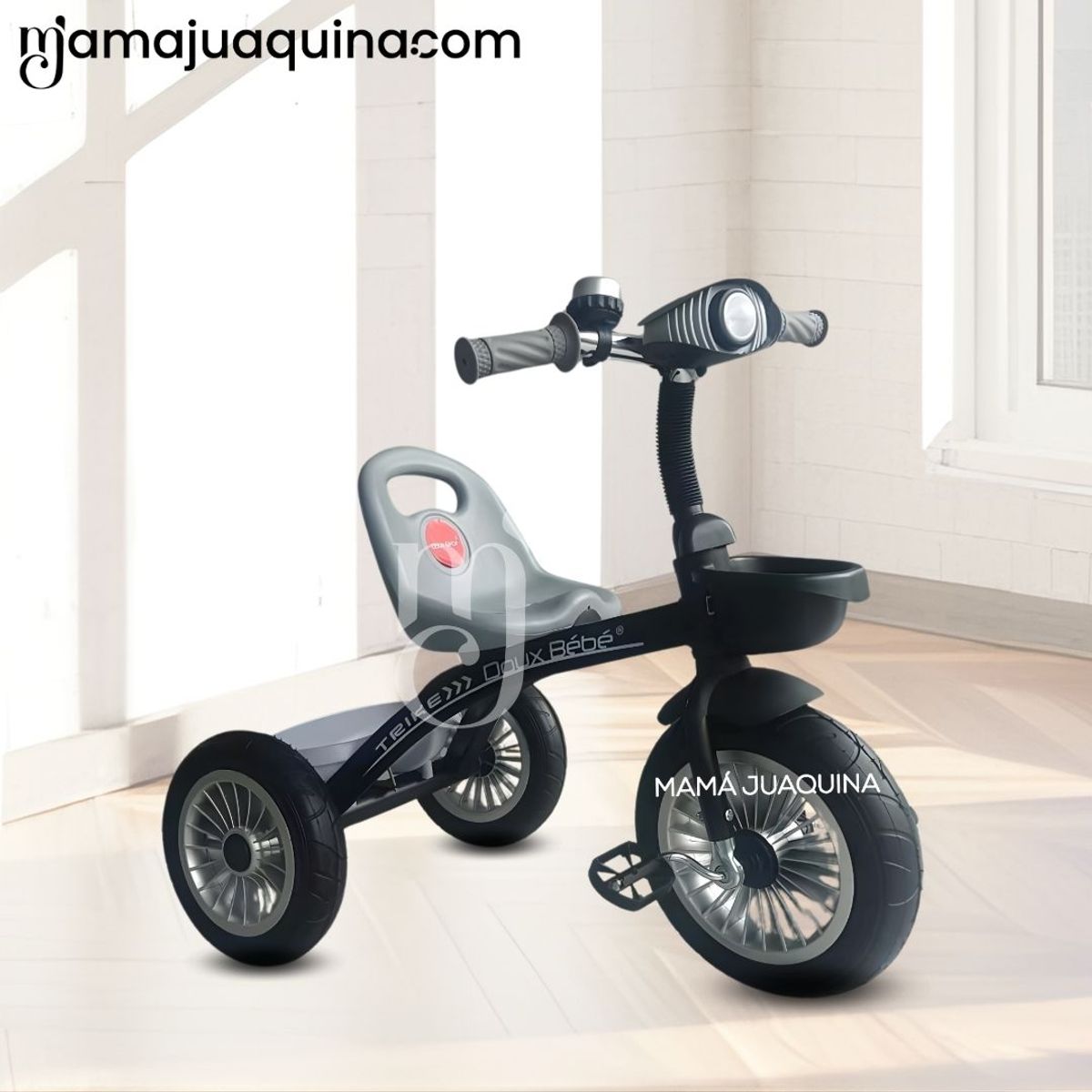 DOUX BEBE - Triciclo Chavito Musical «TRIKE» Gray