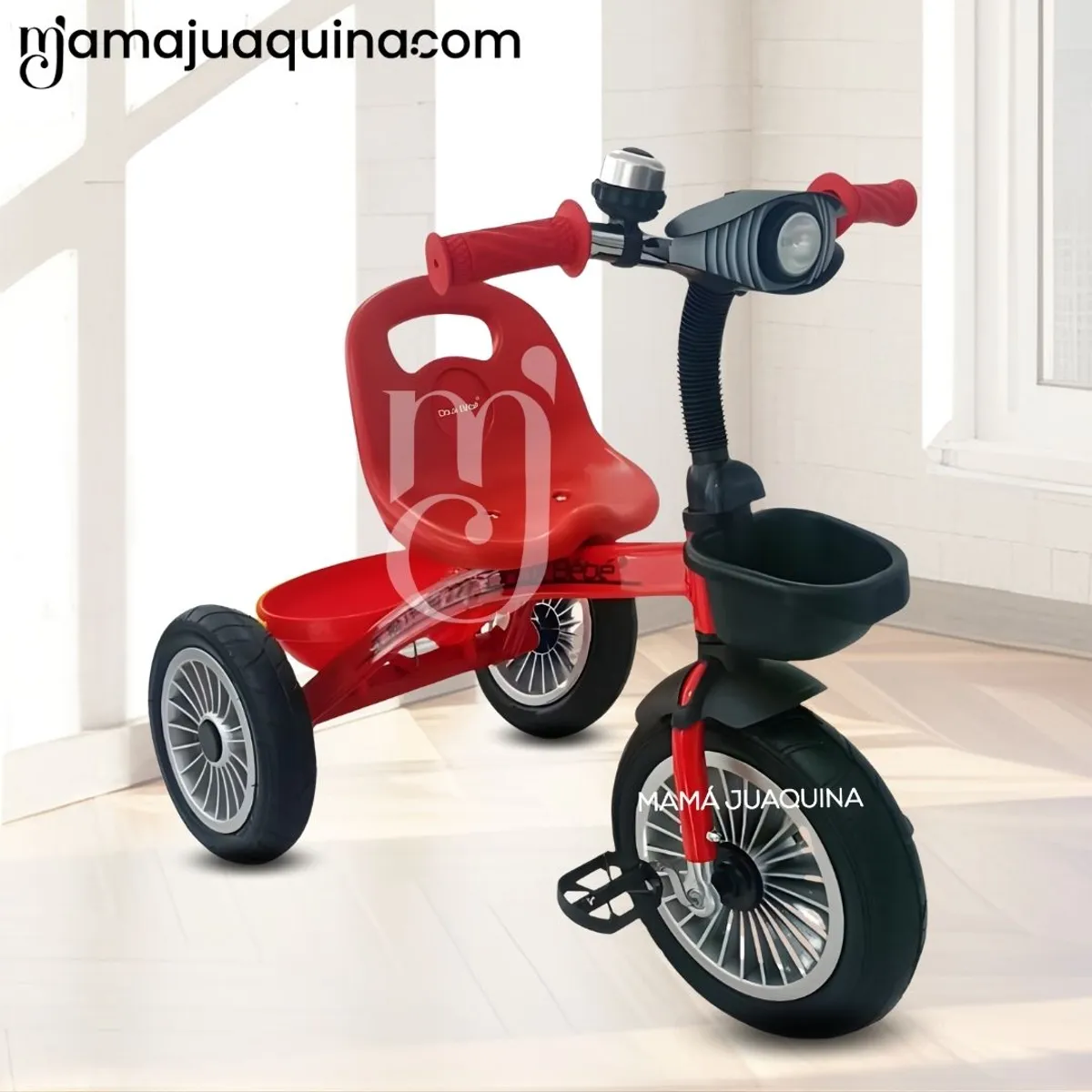 DOUX BEBE - Triciclo Chavito Musical «TRIKE» Red