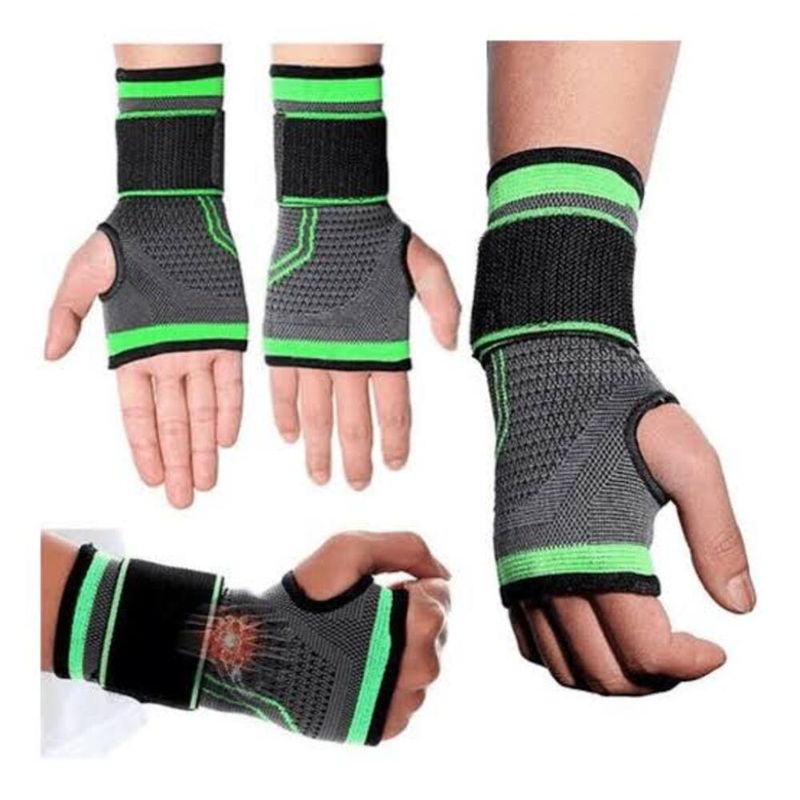 OEM - 1 Muñequera Deportiva Ajustable con Gel Protección Ortopedica
